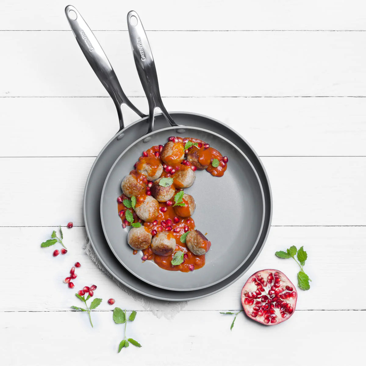 Valencia Pro<br> 2PC COOKWARE SETS, DARK GREY - 26 & 30CM - Image 5