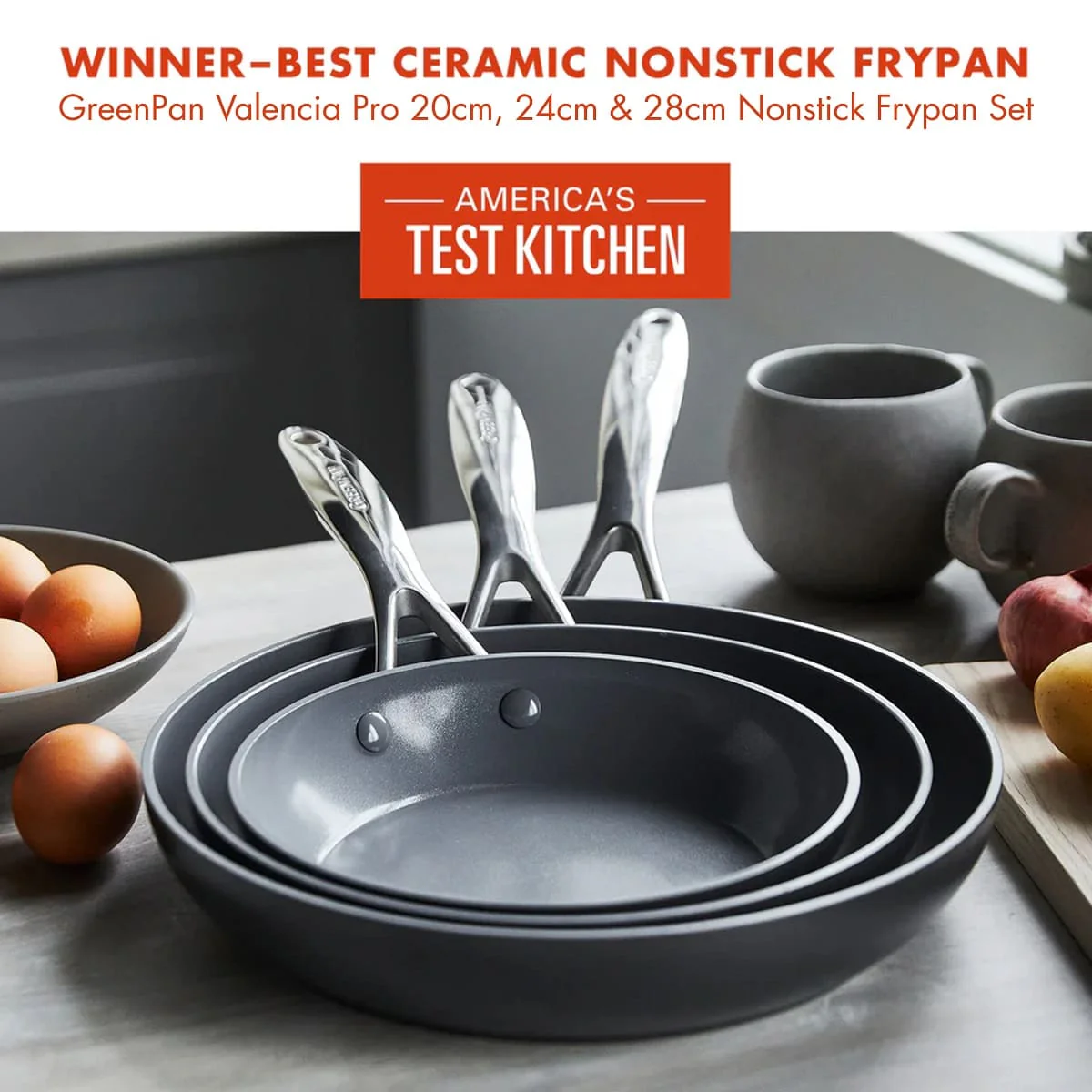 Valencia Pro<br> 17pc Cookware Sets, Dark Grey - Image 3