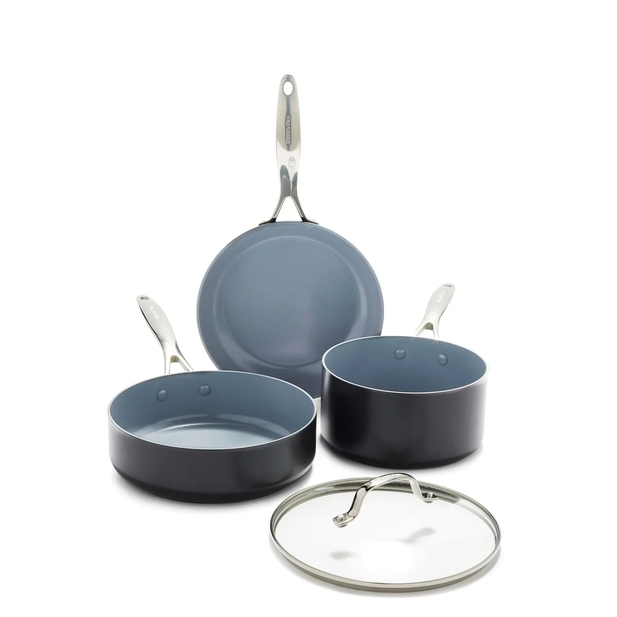 Valencia Pro<br> 17pc Cookware Sets, Dark Grey - Image 5