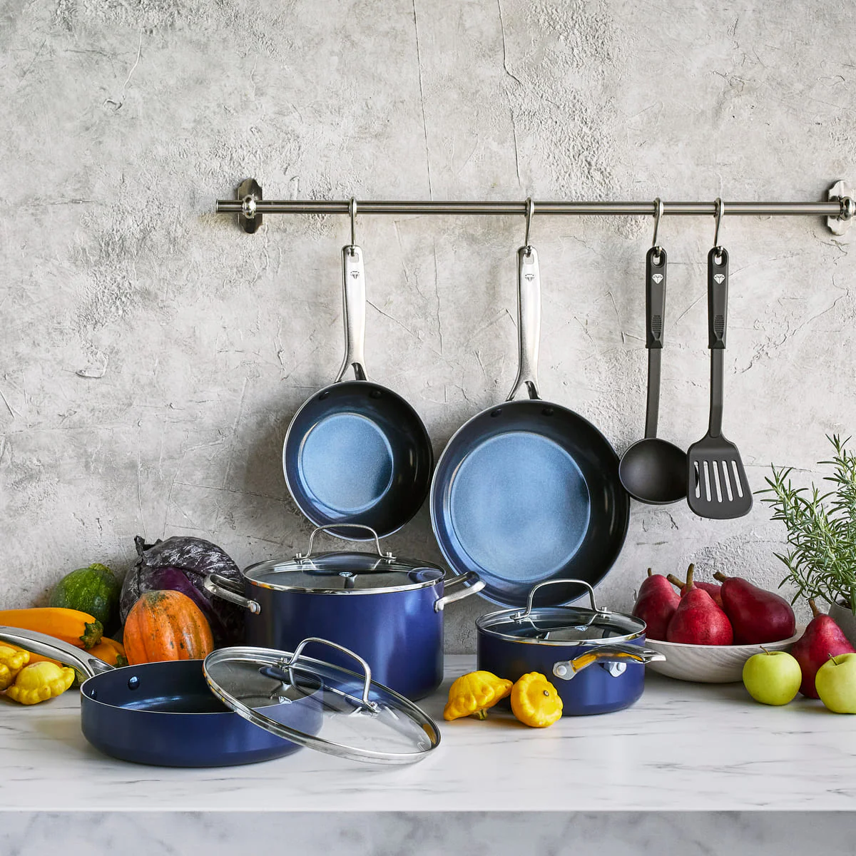 Blue Diamond<br> Classic 6-Piece Cookware Set - Image 2