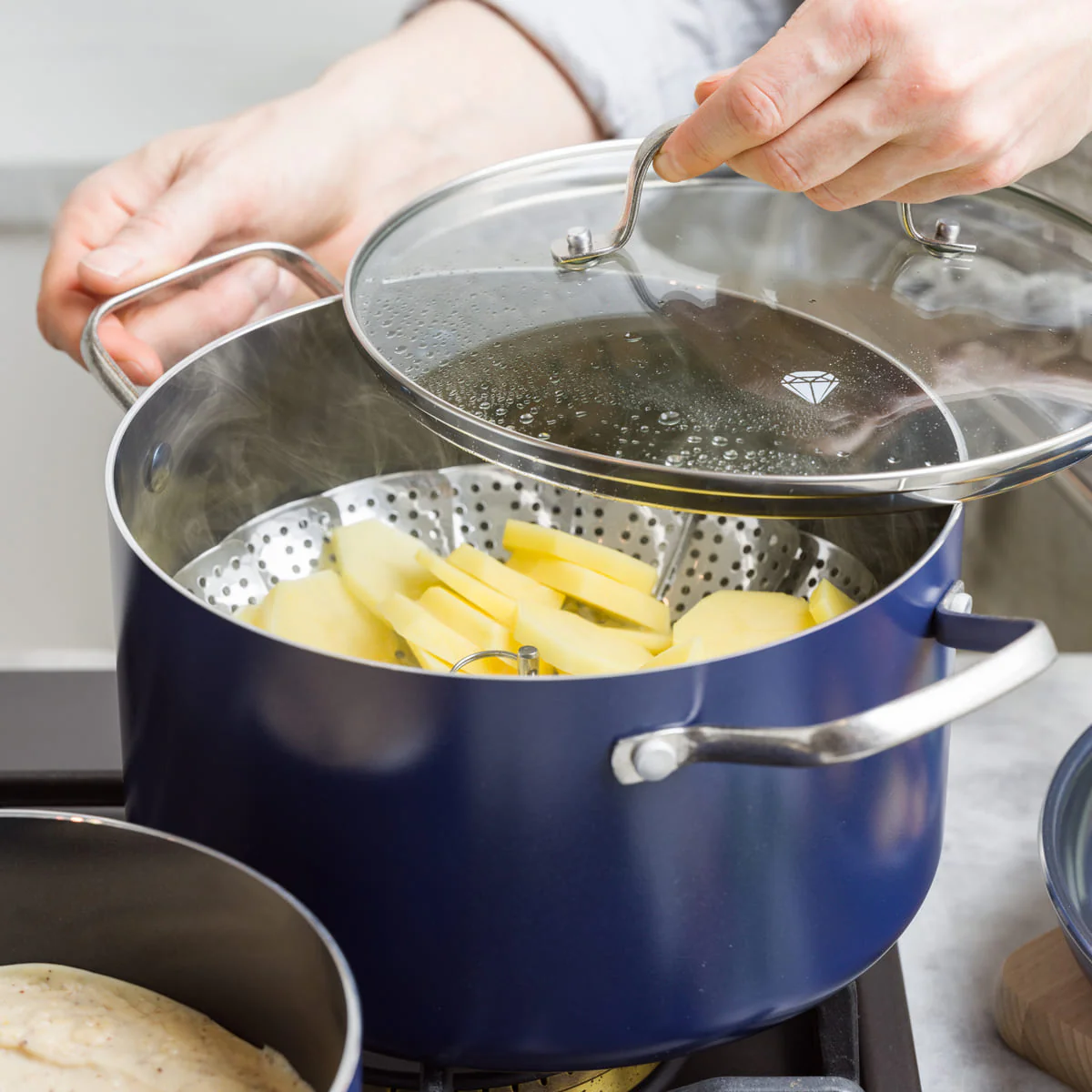 Blue Diamond<br> Classic 6-Piece Cookware Set - Image 4
