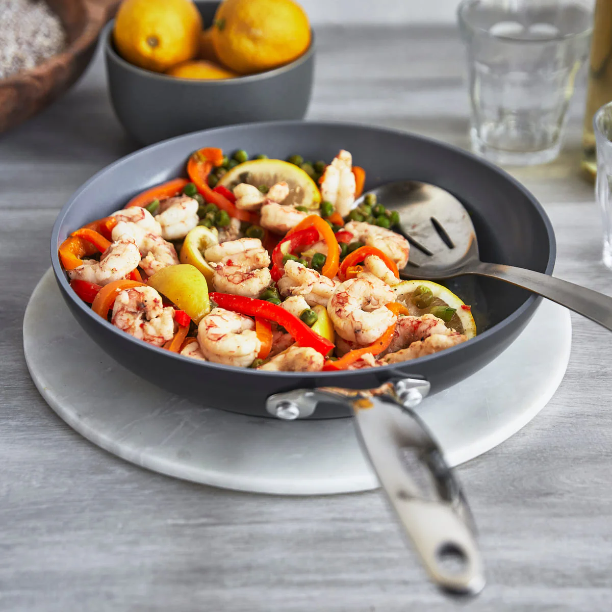 Valencia Pro<br> FRYING PAN, DARK GREY - 28CM - Image 6
