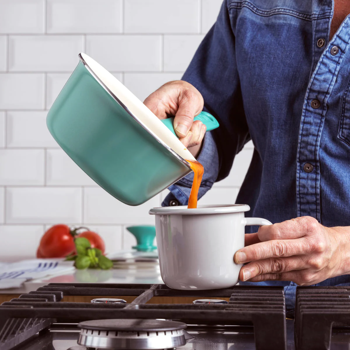 Rio<br>17pc Cookware Set, Turquoise - Image 3