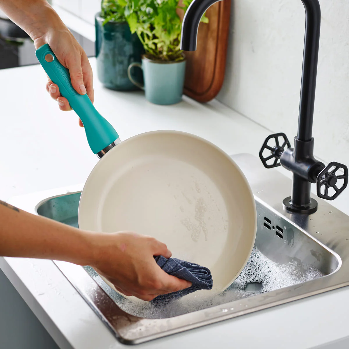 Rio<br>17pc Cookware Set, Turquoise - Image 9