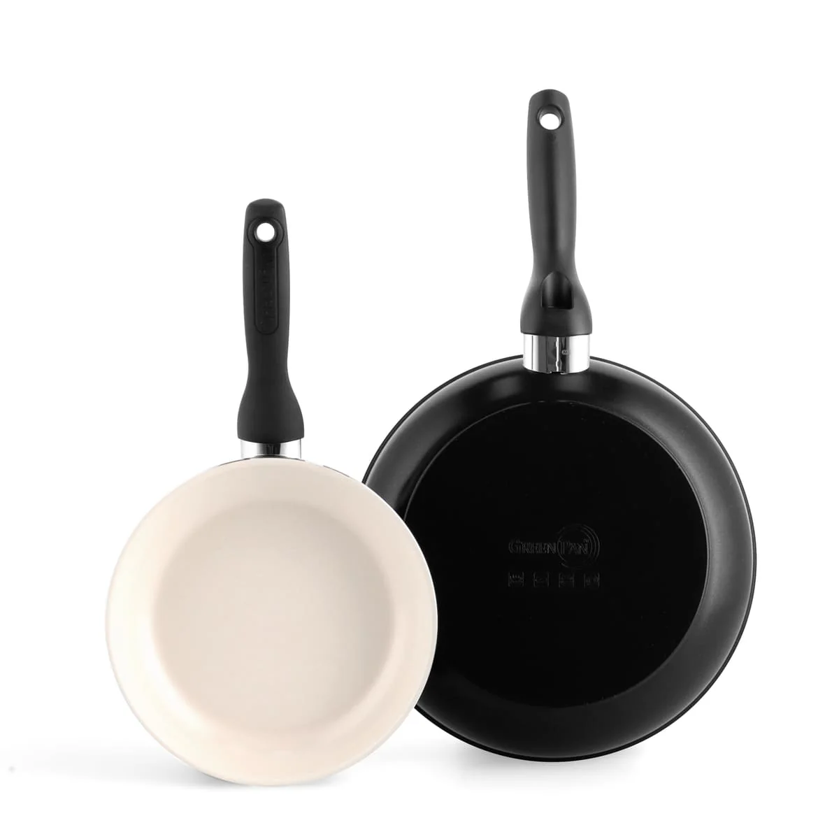 Rio<br> 2 Pcs Cookware Sets, Black - 20 & 26cm
