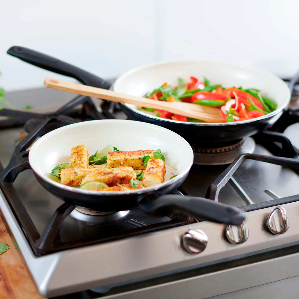 Rio<br> 2 Pcs Cookware Sets, Black - 20 & 26cm - Image 4