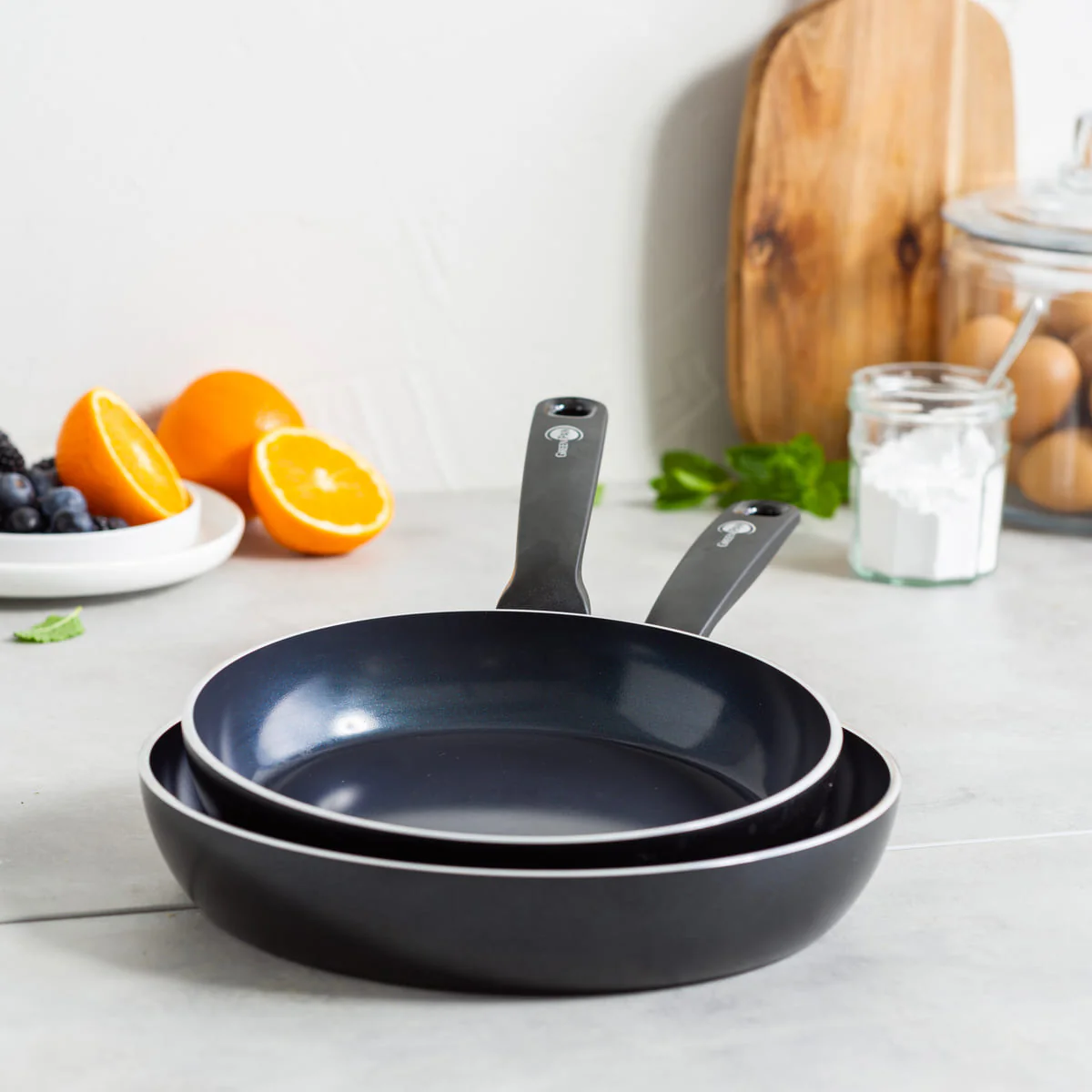 Torino<br> 2pcs Cookware Sets, Black - 20 & 26cm - Image 7