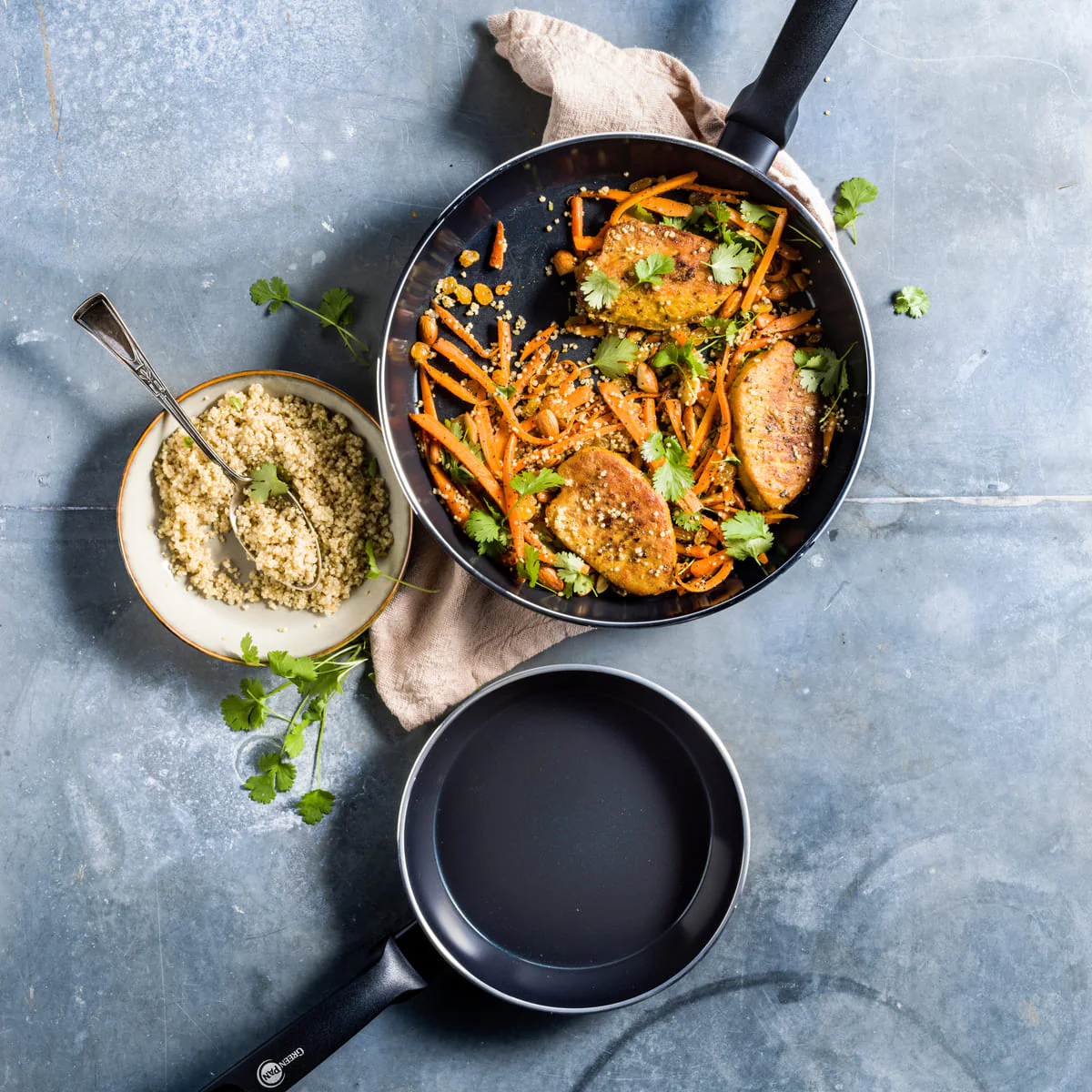 Torino<br> 2pcs Cookware Sets, Black - 20 & 26cm - Image 8