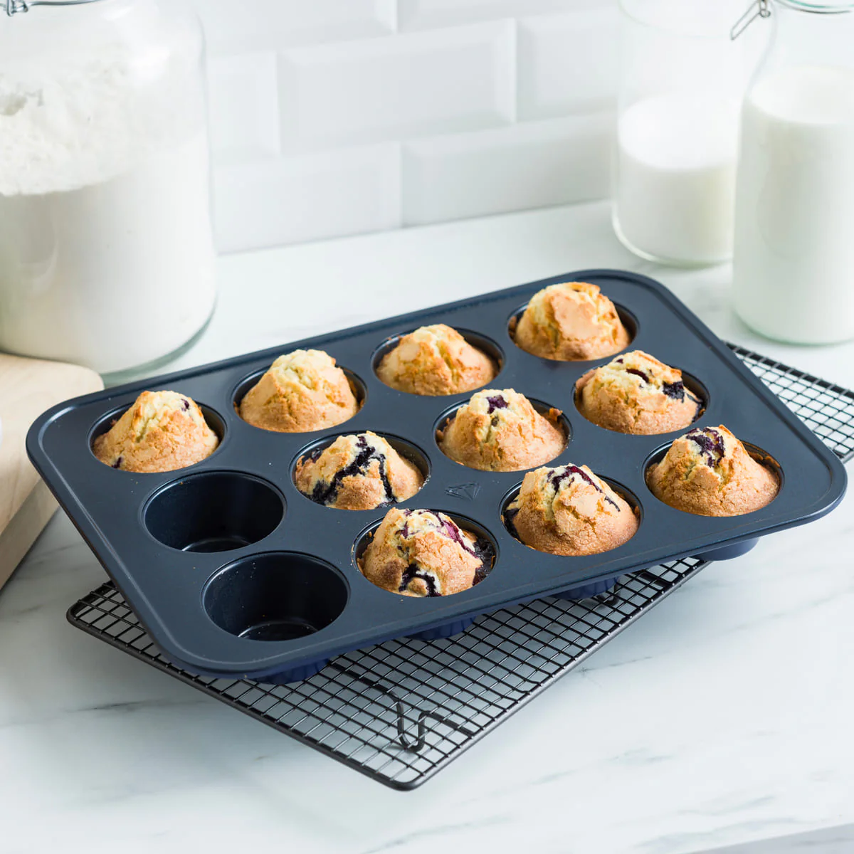 Blue Diamond<br> 12 Cup Muffin Pan - Image 3