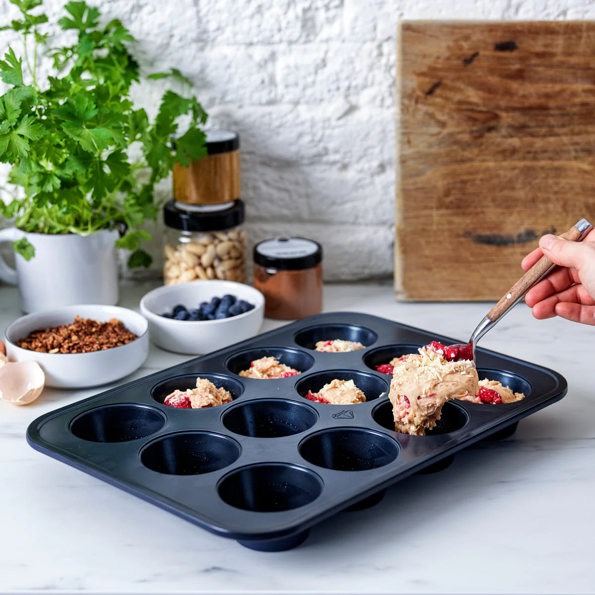 Blue Diamond<br> 12 Cup Muffin Pan - Image 6