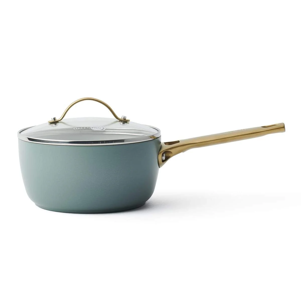 Padova<br> Saucepan with Lid, Smokey Sky Blue - 18cm - Image 3