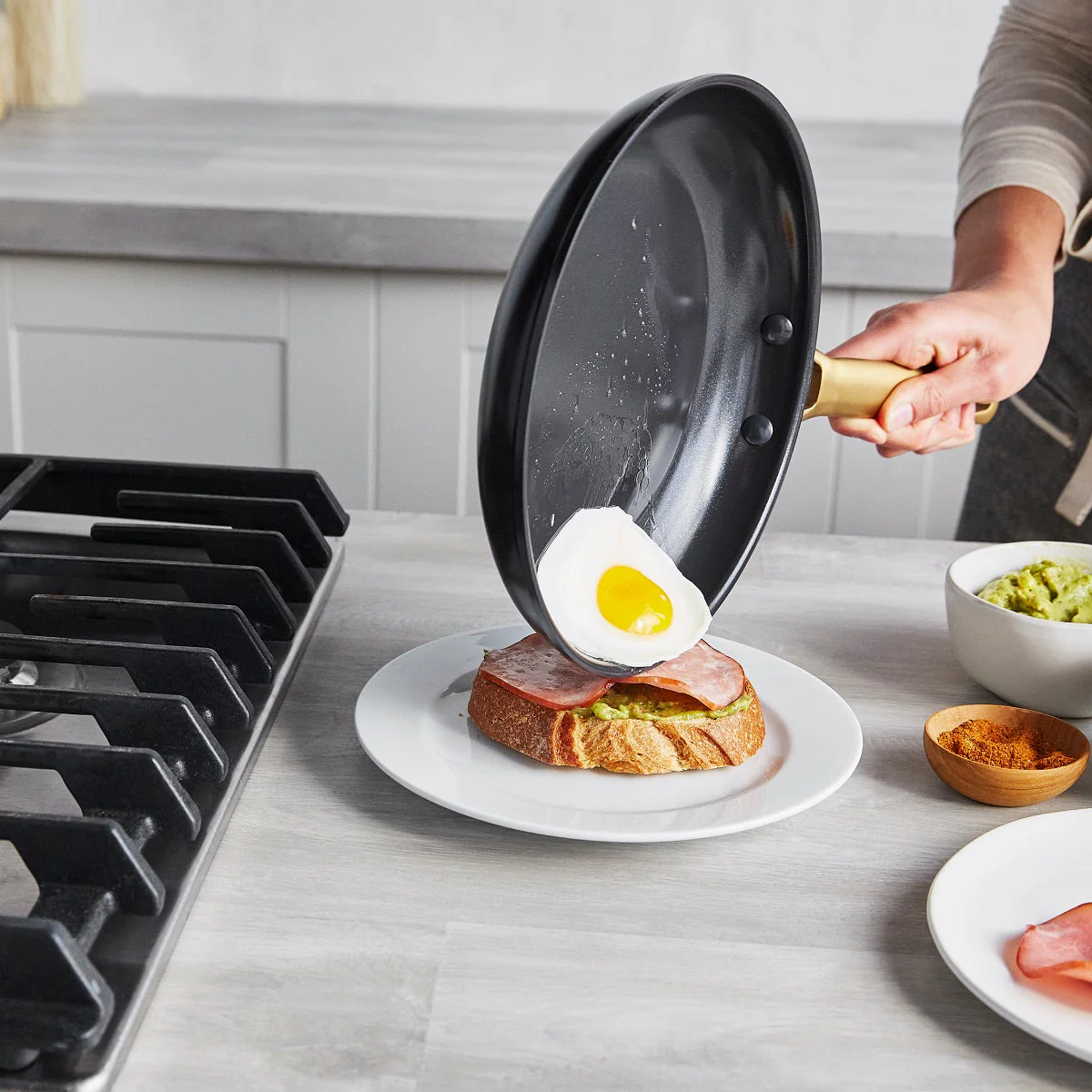Reserve<br> 5pc Cookware Sets, Black - Image 7
