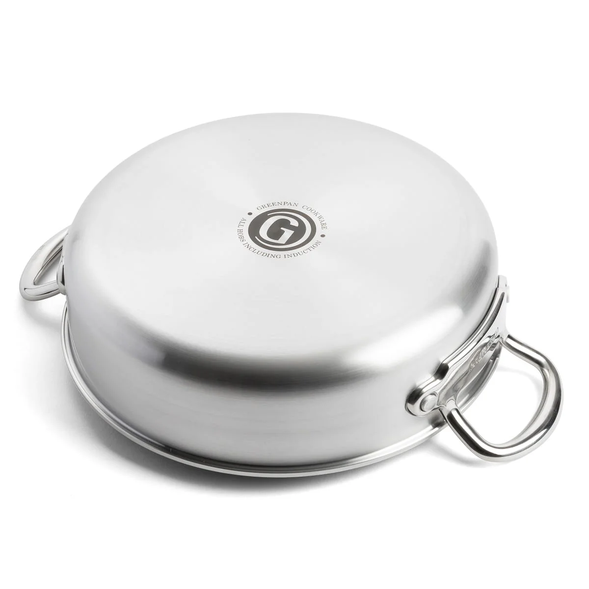 Premiere<br> Skillet with Lid, Stainless Steel - 30cm - Image 4