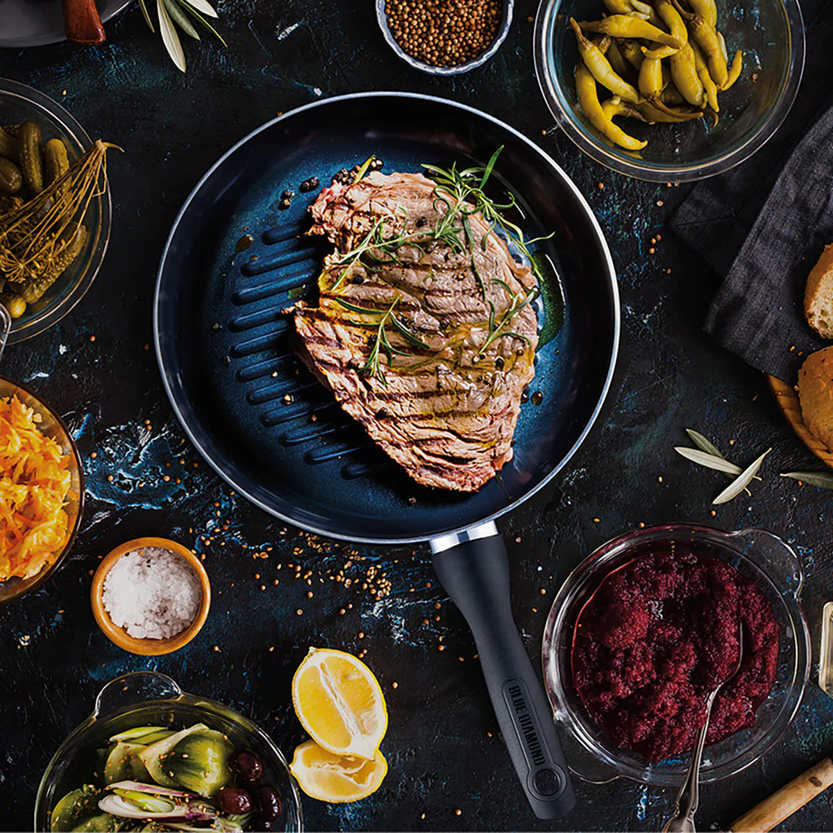 Blue Diamond<br> Blue Diamond  28cm Grill Pan