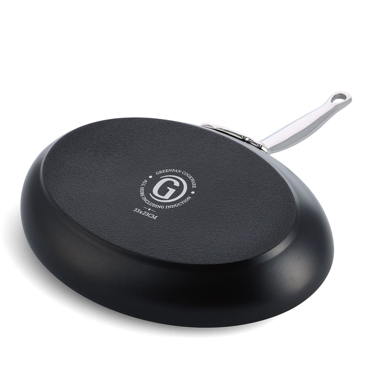 Barcelona Pro<br> oval fish pan, black - 33 x 23cm - Image 4