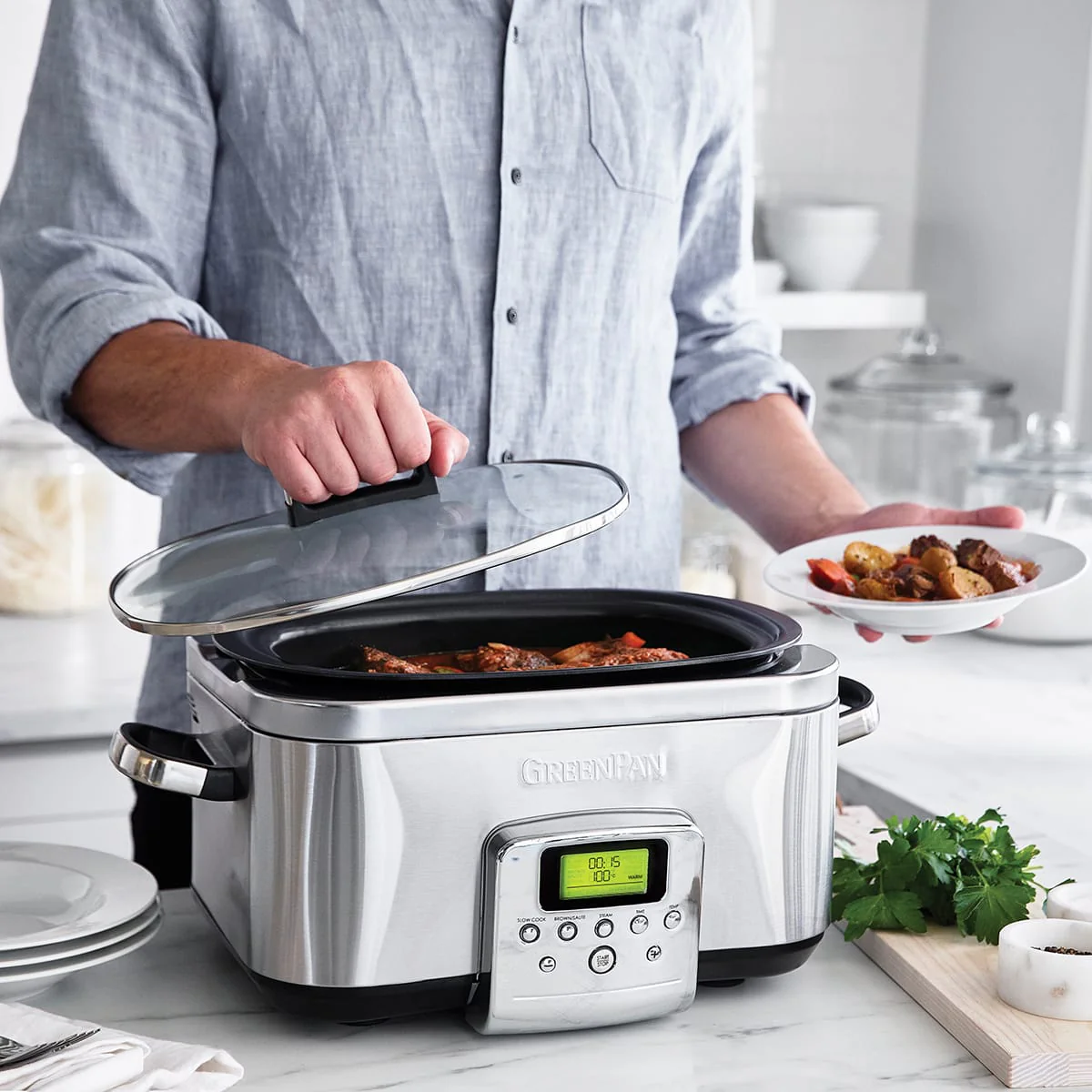 Kitchen Appliances<br> Glass Lid (fit for Slow Cooker) - Image 3