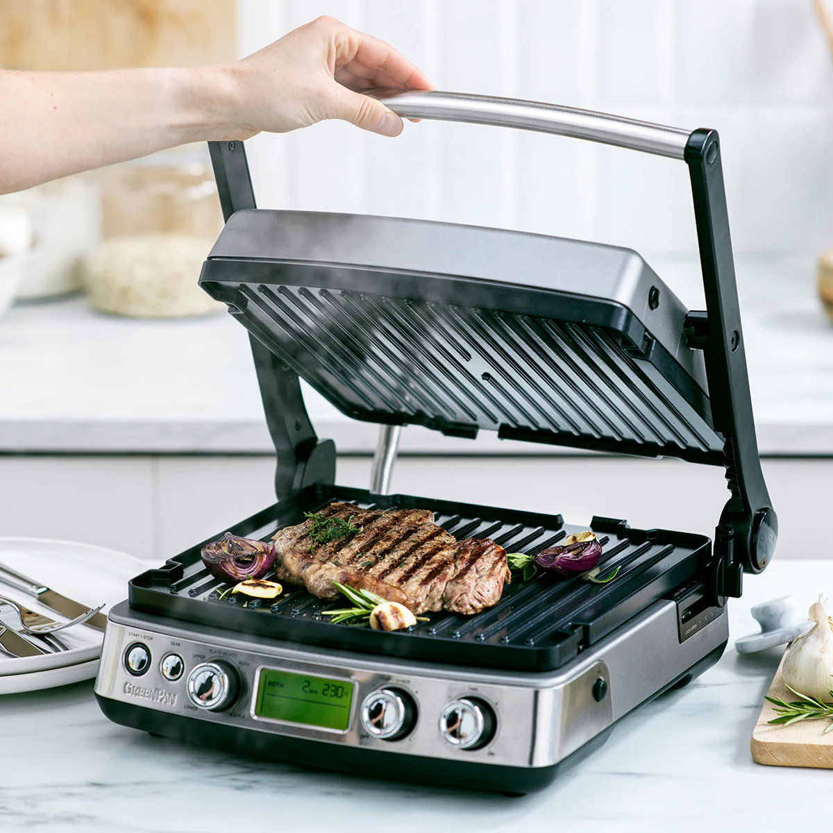 Contact Grill <br> Stainless Steel - Image 5