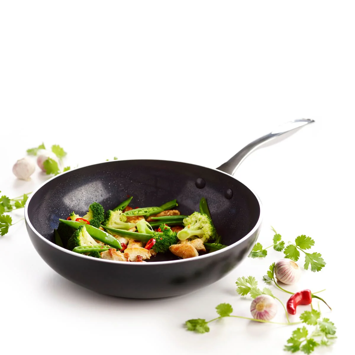 Royal<br> Wok Black - 28 cm - Image 3