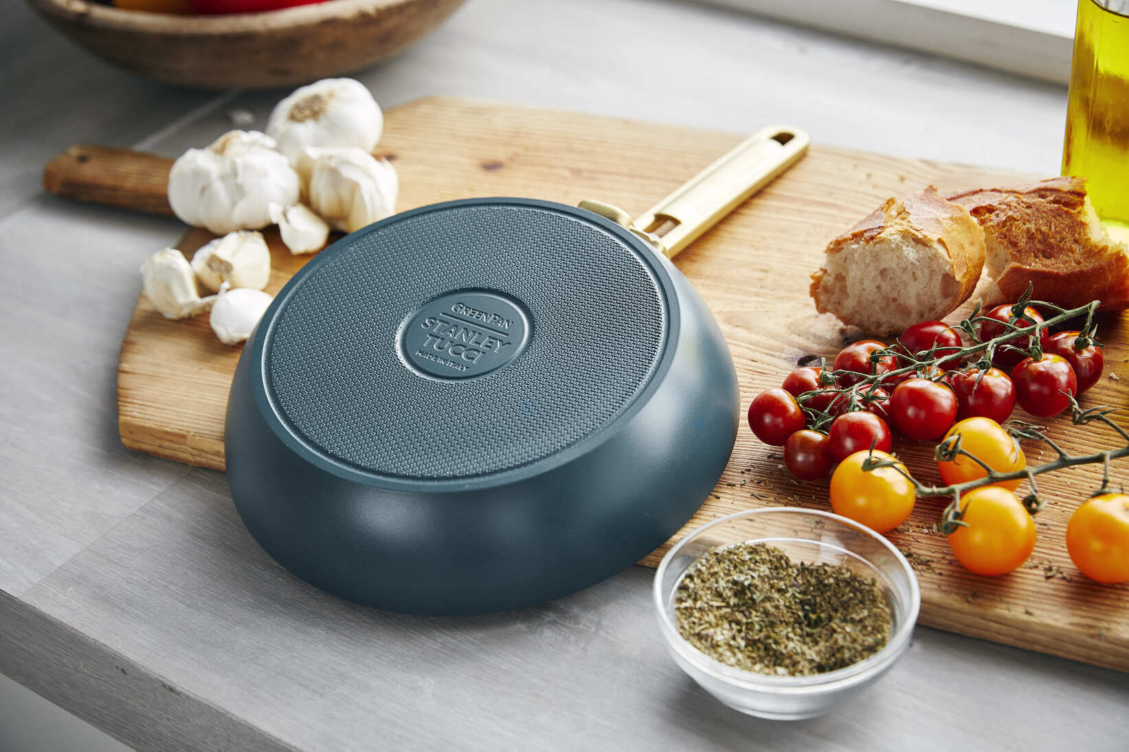 Stanley Tucci™<br> Ceramic Non-Stick 20CM Frypan | Venetian Teal - Image 6