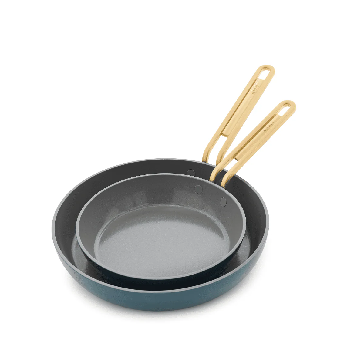 Stanley Tucci™<br> Ceramic Non-stick 20cm and 26cm Frypan Set | Venetian Teal