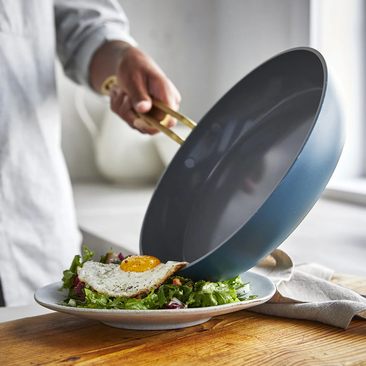 Stanley Tucci™<br> Ceramic Non-stick 11-Piece Cookware Set | Venetian Teal - Image 3