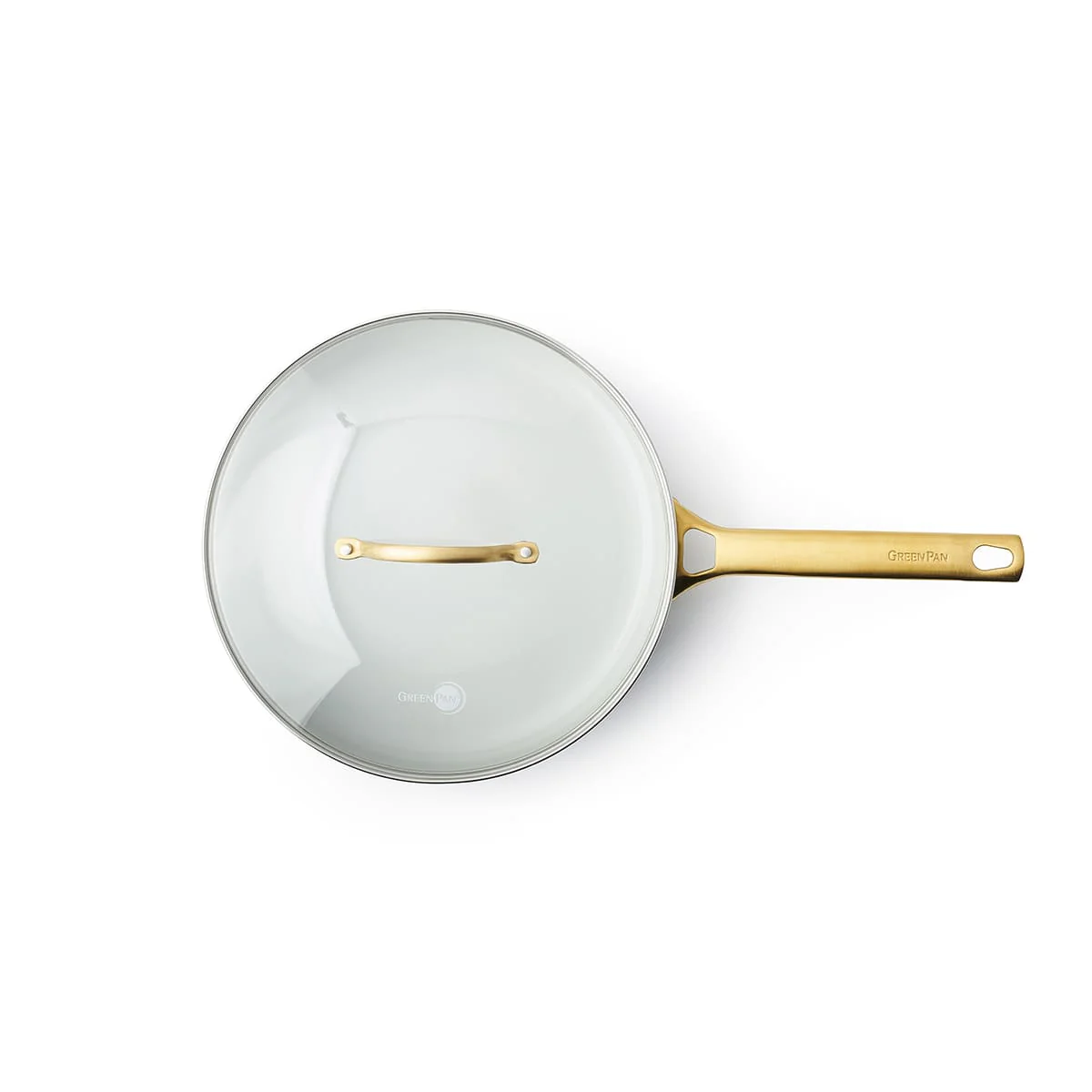 Padova<br> skillet with lid, smokey sky blue - 28cm - Image 4