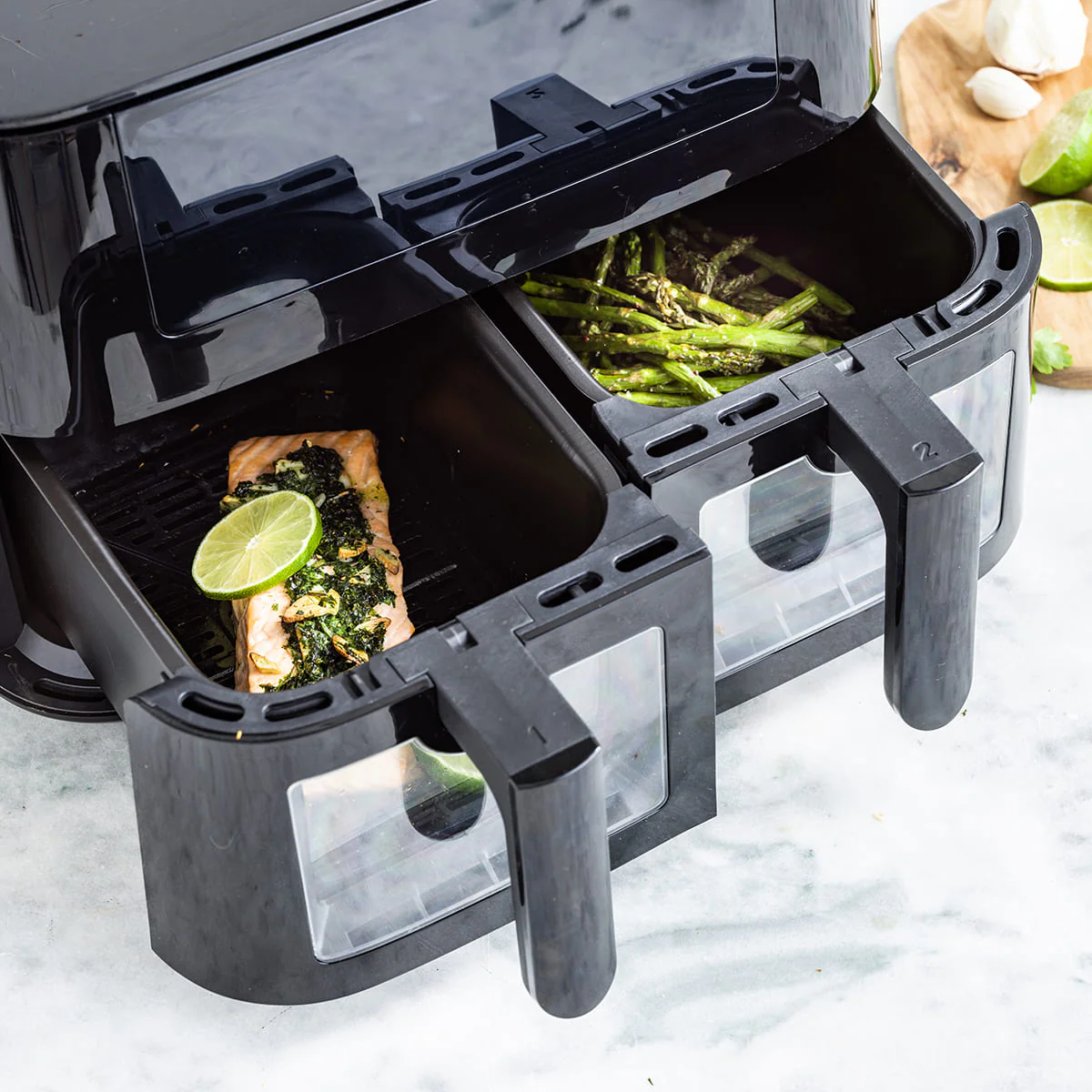 Bistro<br> XXL Dual Zone Air Fryer - Black - Image 9