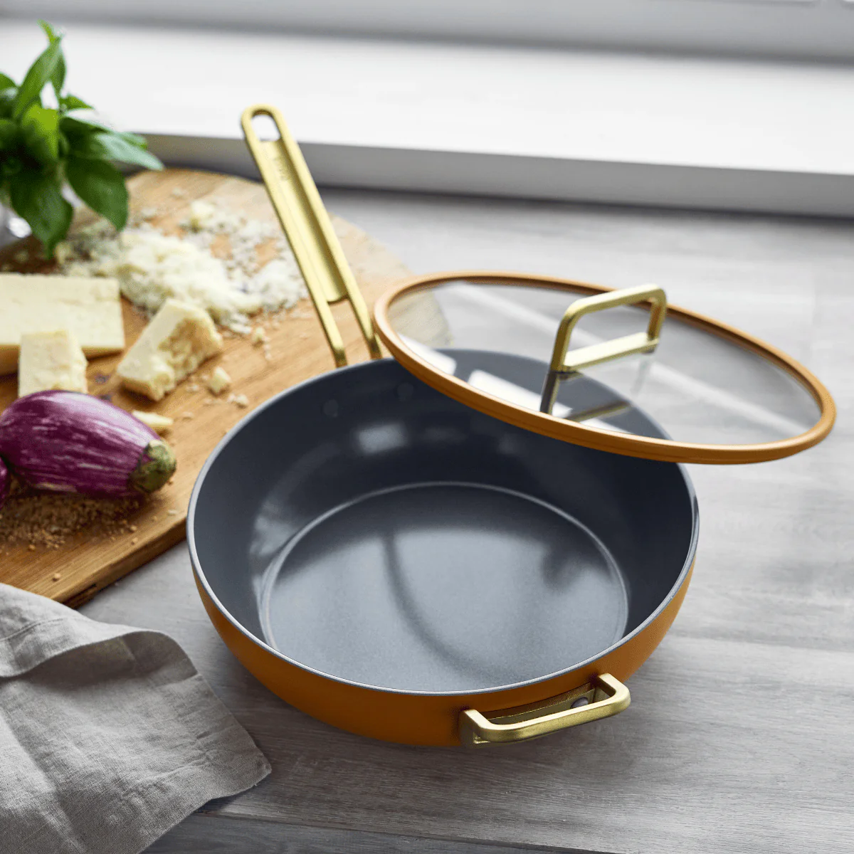 Stanley Tucci™<br> Ceramic Non-Stick 29cm Stanley Pan Junior | Amalfi Sunset - Image 3