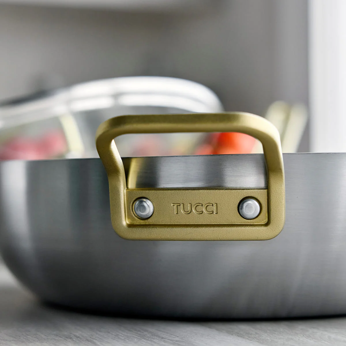 Stanley Tucci™<br> Ceramic Non-Stick 33cm Essential Stanley Pan | Stainless Steel - Image 5