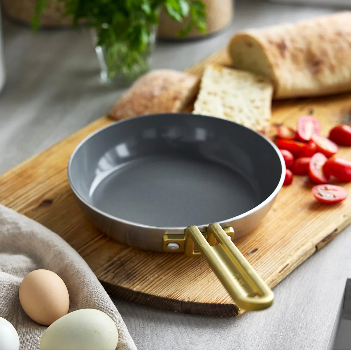 Stanley Tucci™<br> Ceramic Non-Stick 11 PC Cookware Set | Stainless Steel - Image 4
