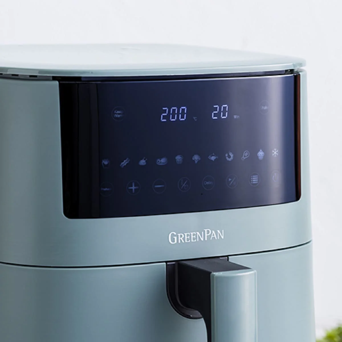 Bistro<br> XXL Coloured Air Fryer - Smokey Sky Blue - Image 4