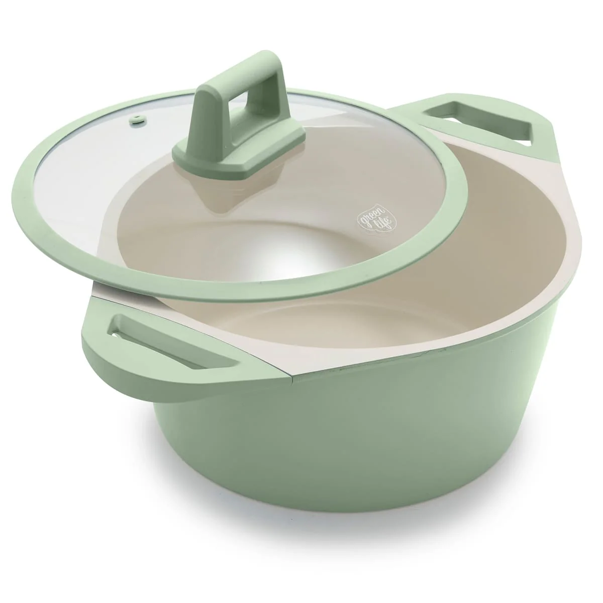 GreenLife Arte<br> 8pc Cookware Set, Green Sage - Image 6