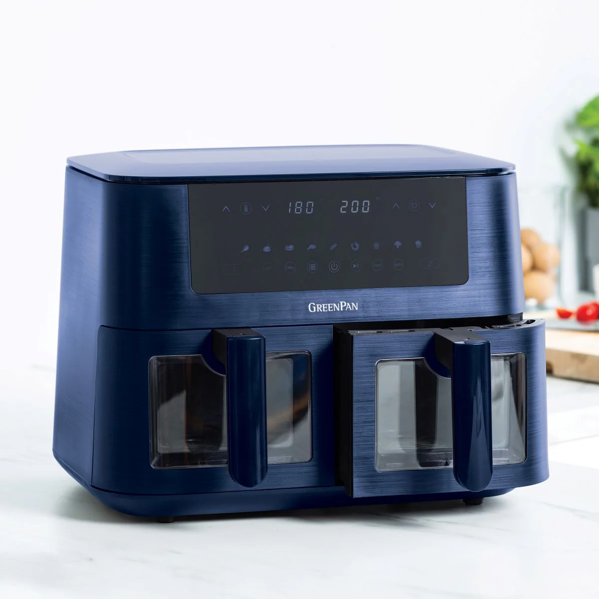 Bistro<br> XXL Dual Zone Air Fryer - Oxford Blue - Image 3