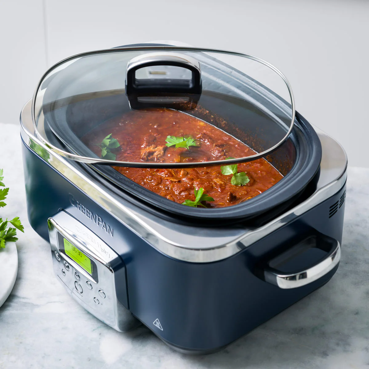 Slow Cooker<br> Oxford Blue, 6L - Image 5