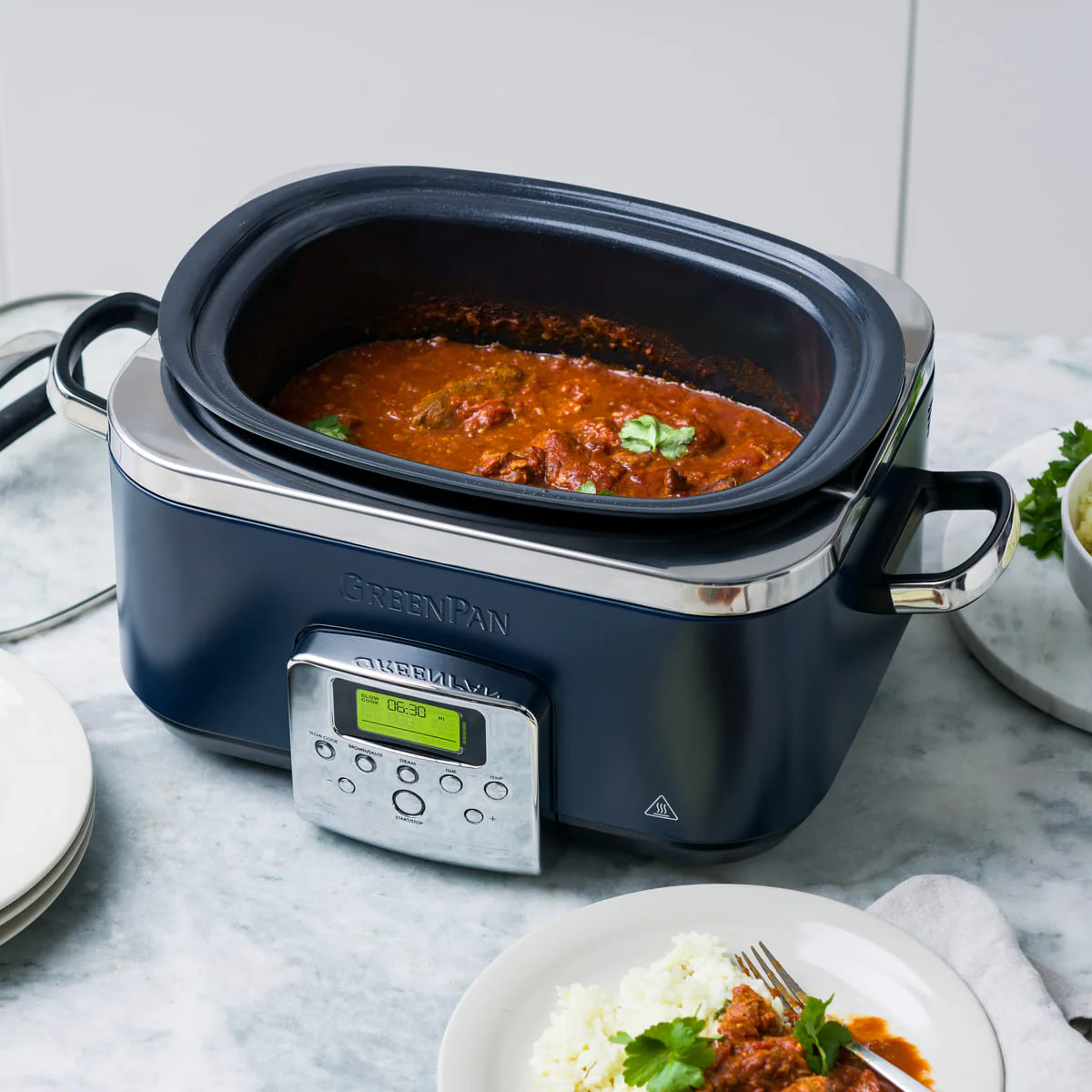 Slow Cooker<br> Oxford Blue, 6L - Image 6