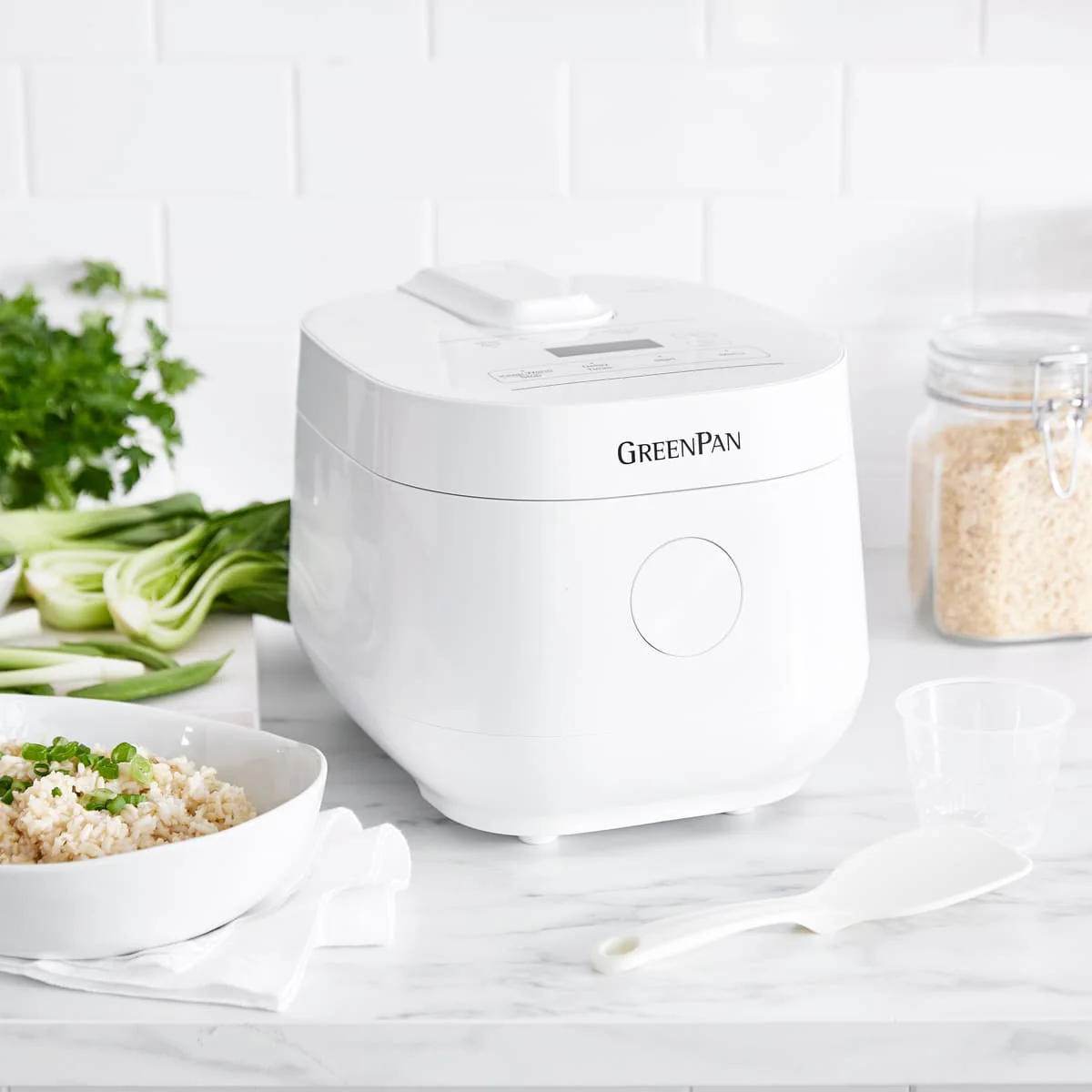 Rice and Grains Cooker<br>White, 2L/8 Cups - Image 4