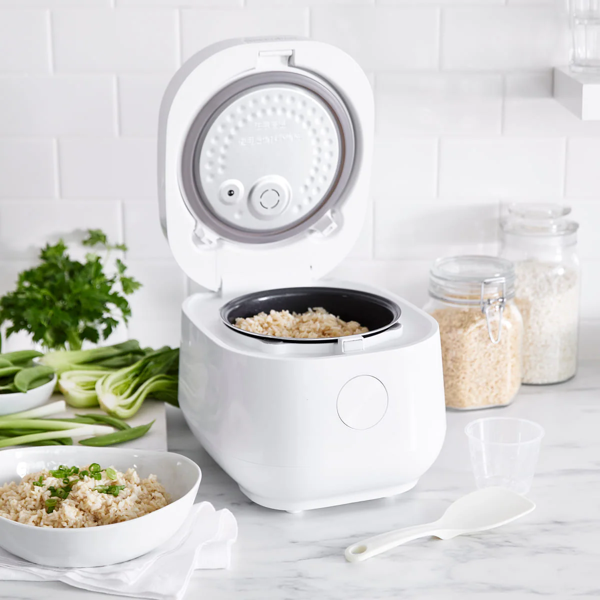Rice and Grains Cooker<br>White, 2L/8 Cups - Image 5