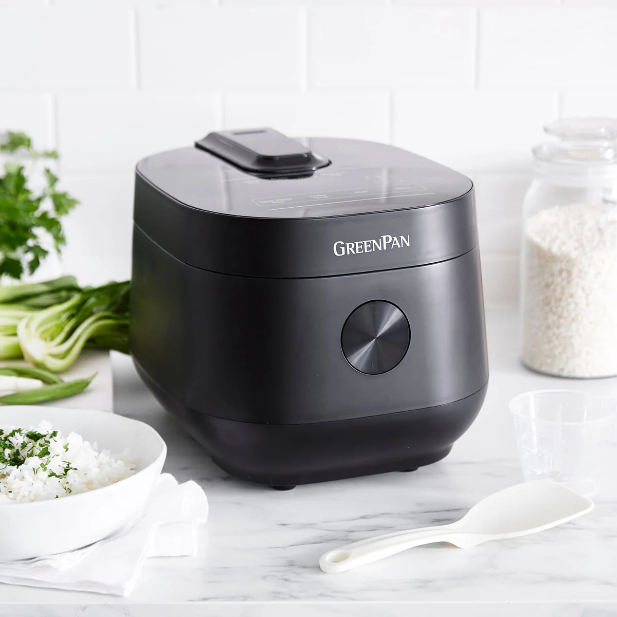 Rice and Grains Cooker<br>Black, 2L/8 Cups - Image 3
