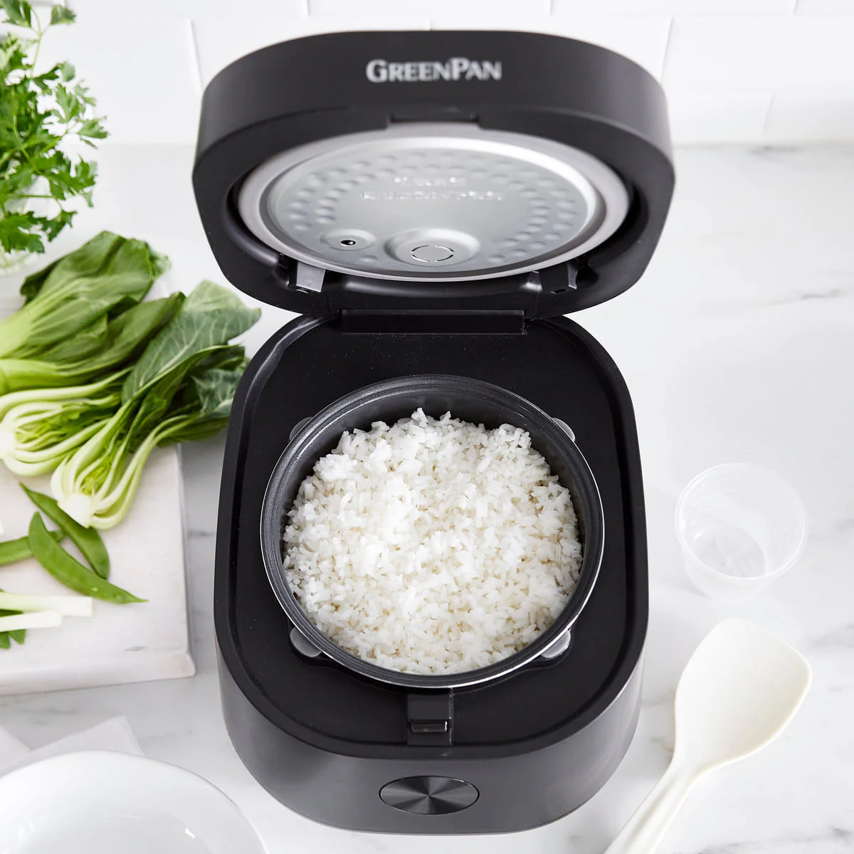 Rice and Grains Cooker<br>Black, 2L/8 Cups - Image 5