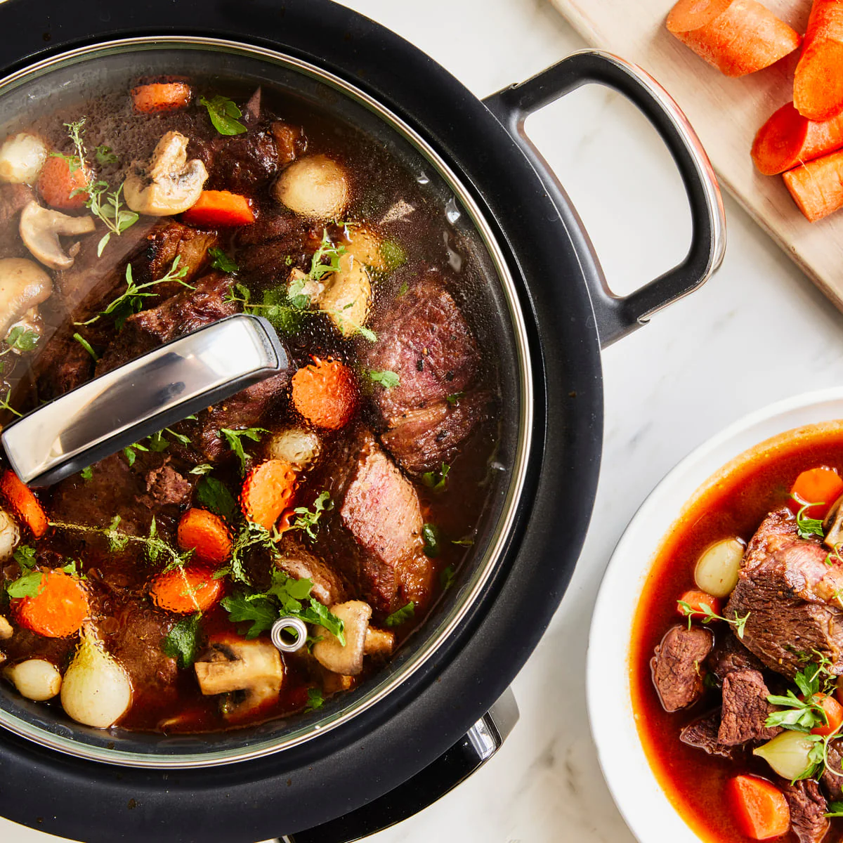 Bistro Slow Cooker<br> Black, 3.7L - Image 8