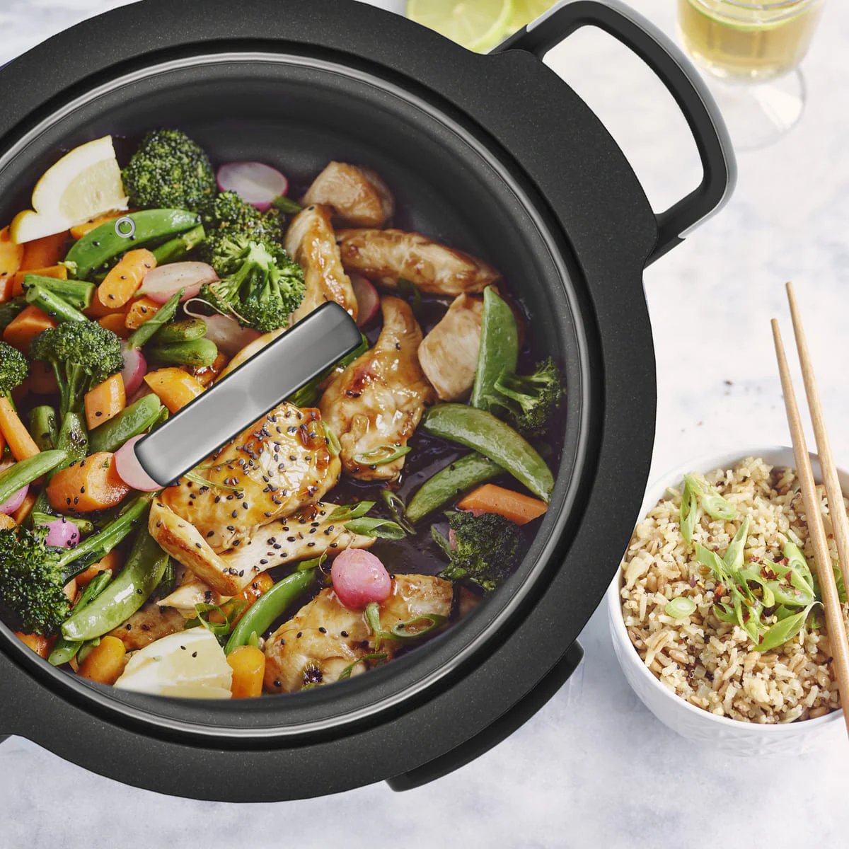 Bistro Slow Cooker<br> Black, 3.7L - Image 9