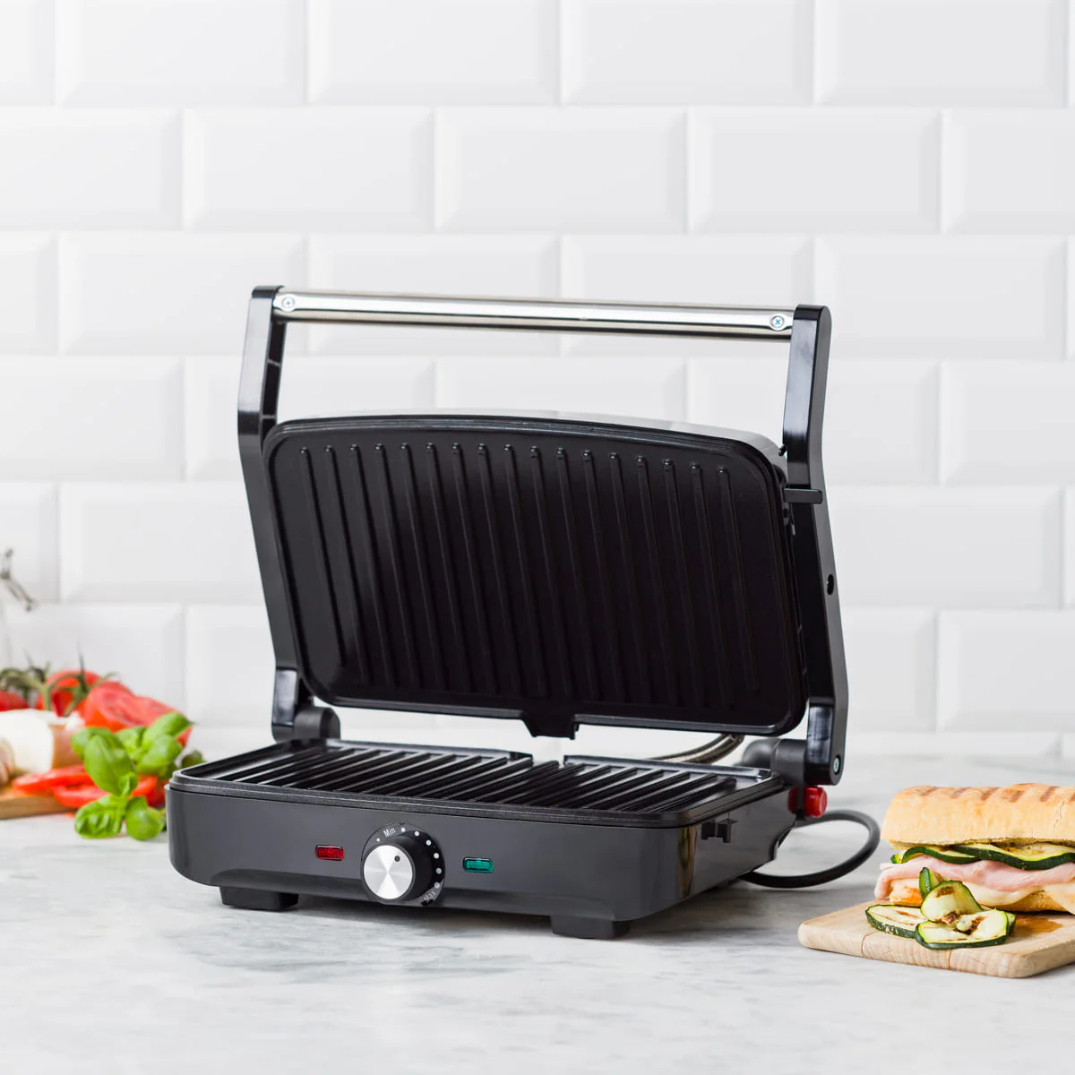 GreenLife<br> Contact Grill in Black - Image 4