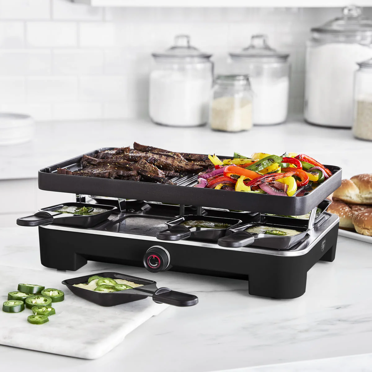 GreenLife <br>Family Fun Grill, Black - Image 4