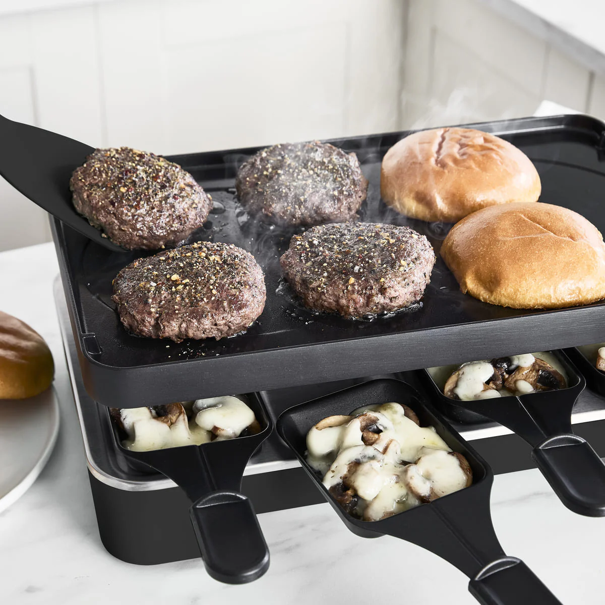 GreenLife <br>Family Fun Grill, Black - Image 5