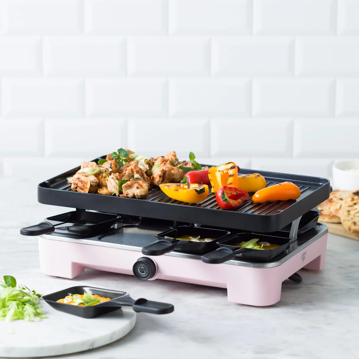 GreenLife <br>Family Fun Grill, Pink - Image 3