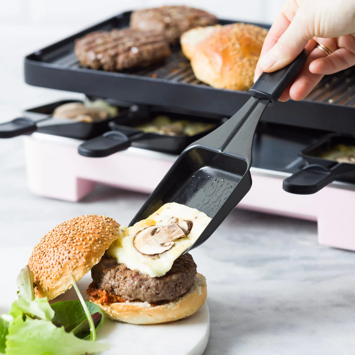 GreenLife <br>Family Fun Grill, Pink - Image 6