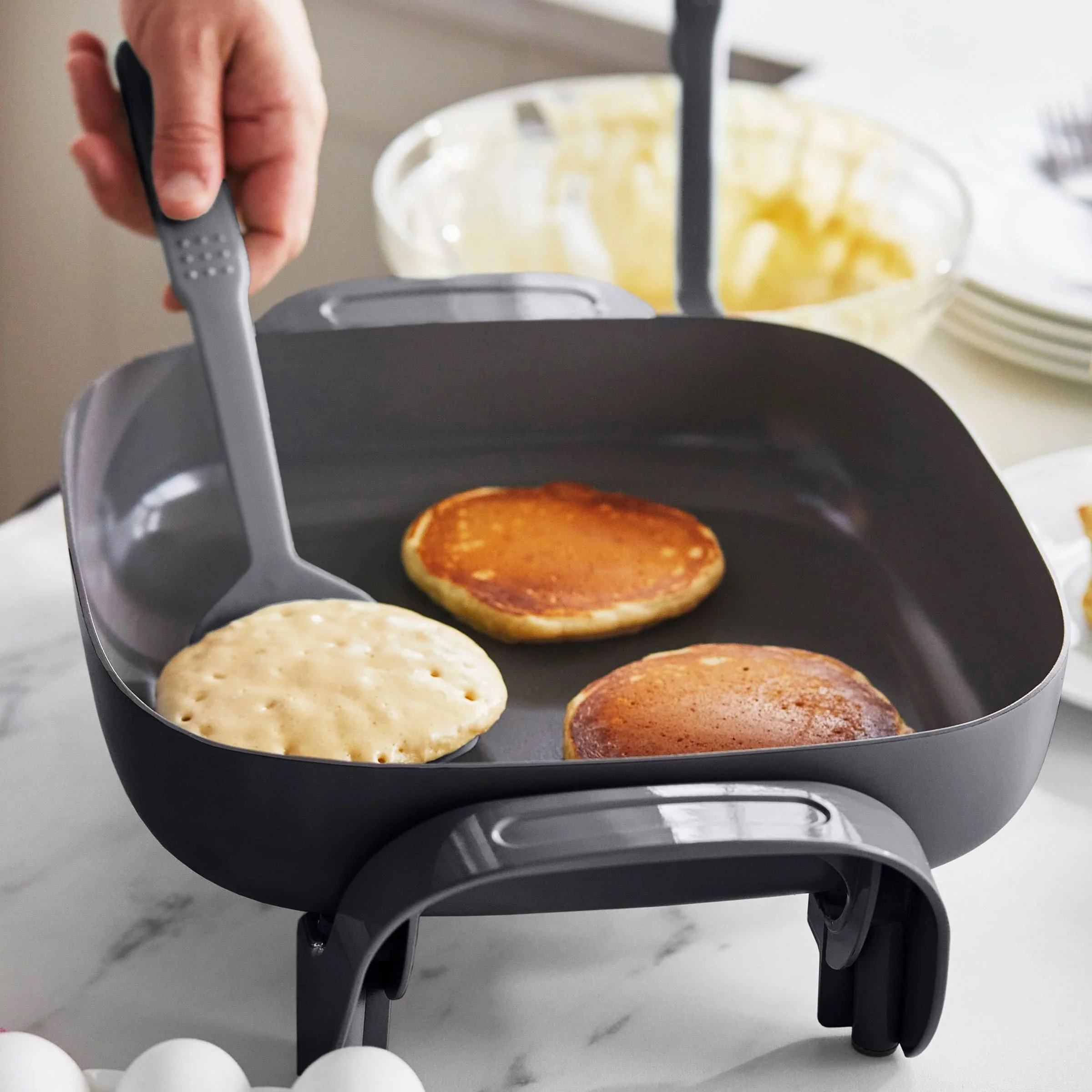 GreenLife<br> Electric Frypan in Black - Image 4
