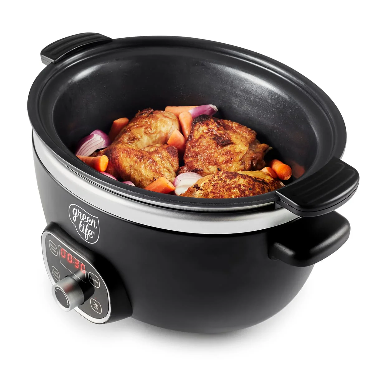 GreenLife<br> Duo Slow Cooker, Black - Image 8