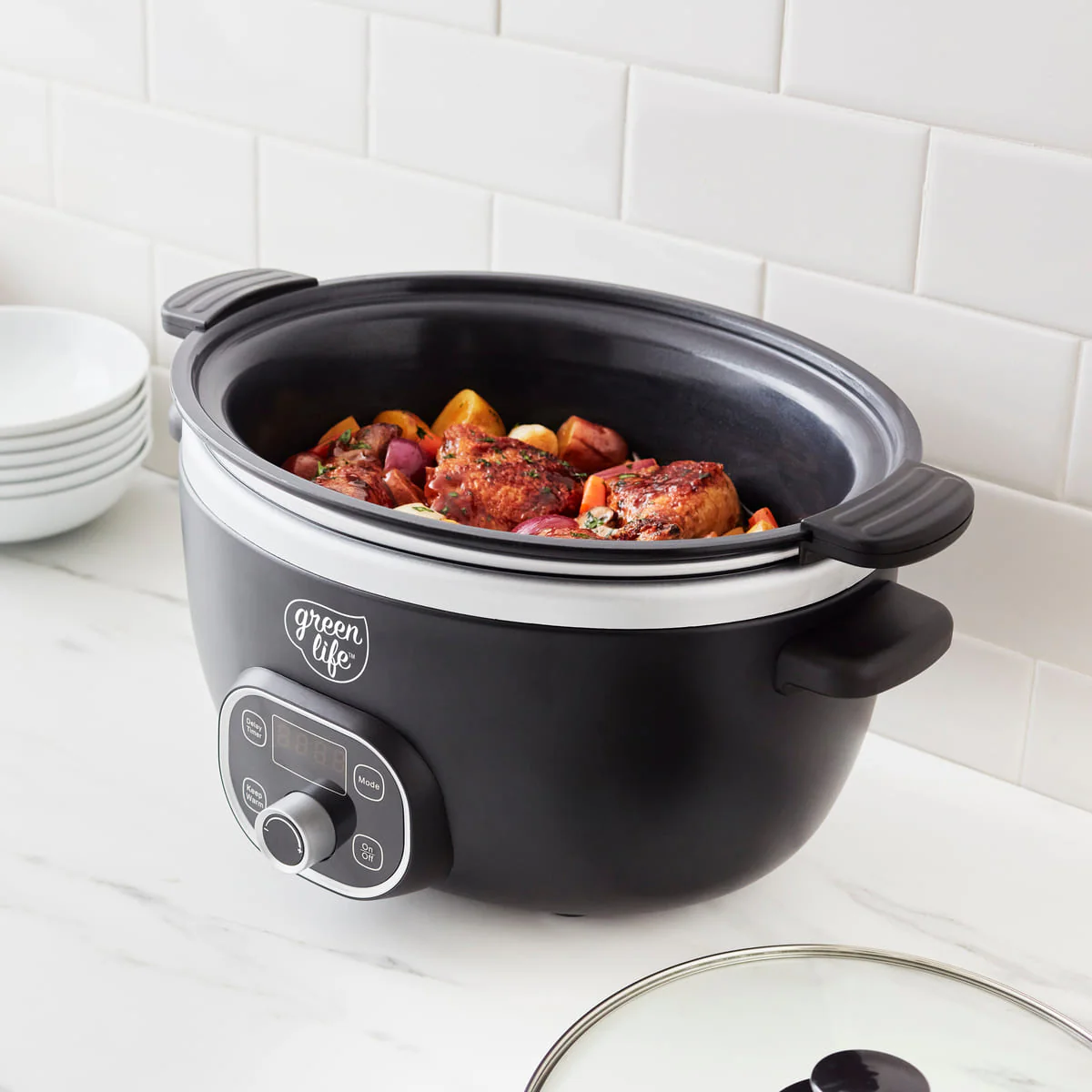 GreenLife<br> Duo Slow Cooker, Black - Image 9