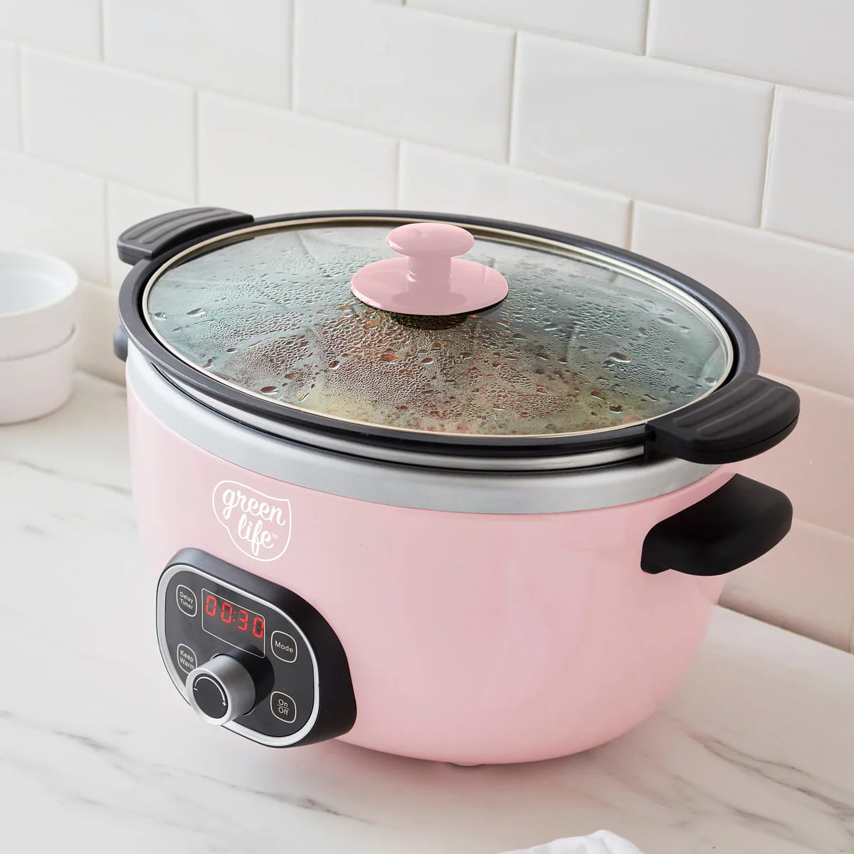 GreenLife<br> Duo Slow Cooker, Pink - Image 4